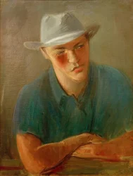 Portrait of a Man with Hat