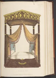 A French Bed, from Ackermann