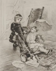 Lady in Her Carriage