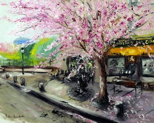 Cherry Blossoms by Shakespeare & Company Paris