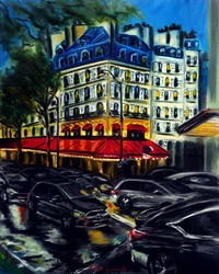 Evening Rush in Paris