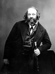 Portrait of Michail Bakunin (1814 - 1876), Russian anarchist revolutionary (1814 - 1876). Photography