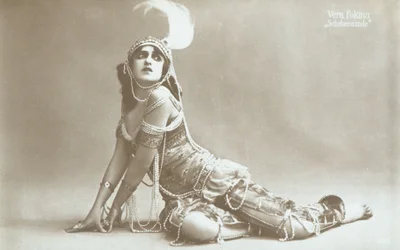 Vera Fokina in Scheherazade