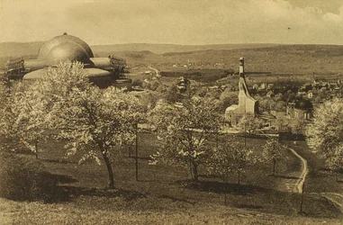 View of the Goetheanum and Heating House