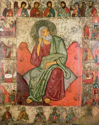 The Prophet Elijah, Pskov School