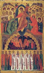 The Descent into Hell, with Selected Saints, late 15th century