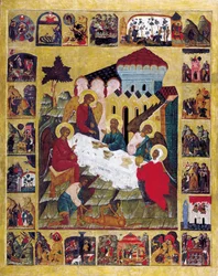 The Old Testament Trinity with Scenes from Genesis, c1580