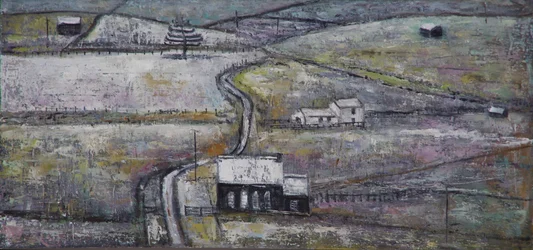 Winter Scene with Chapel