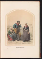 Costume of Schokland in the Province of Overijssel, 1857