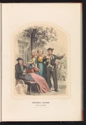 Costume of South Beveland in Zeeland, 1857