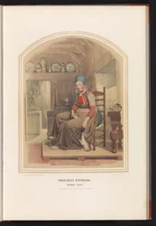 Costume of the Island of Schokland in Overijssel, 1857