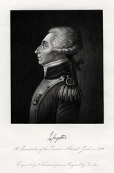 Marquis de Lafayette, French military leader and statesman, 1845
