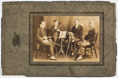 Photograph of Hall Johnson and the Black String Quartet, ca. 1923