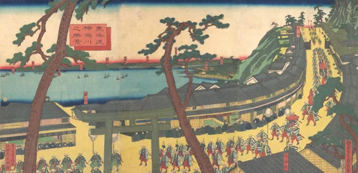 View of Kanagawa on the Tokaido Road