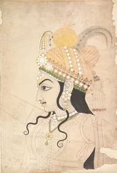 Head of Krishna, ca. 1800
