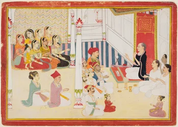 Svetambara Jain Teacher Giving Instruction, c. 1750-60