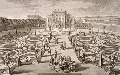 Austrian house and garden