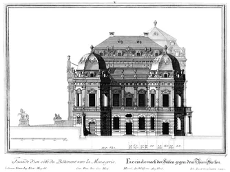 Elevation of the Eastern Side Facade