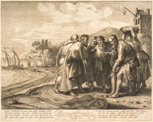 St Peter Finding the Tribute Money in a Fish