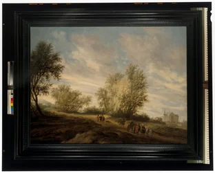 A Wooded Landscape & Joseph Rescued from the Well