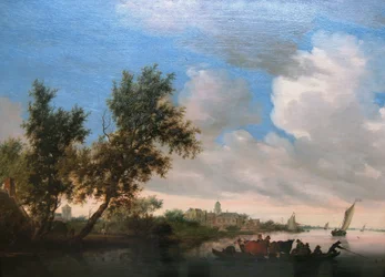 River Landscape with Castle Nijenrode