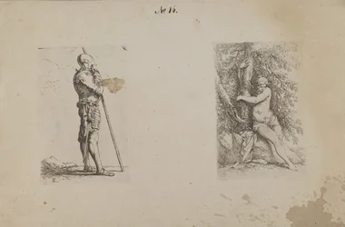 Armored Man, Holding Spear (Figurine Series)