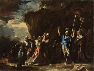 Scene from Greek History: The Deaf-Mute Son of King Croesus Prevents the Persians from Killing His Father