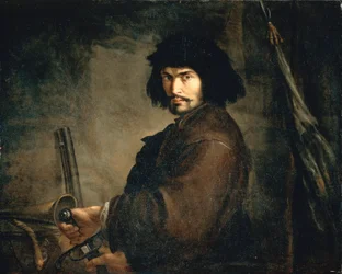 Self-portrait Dressed as Warrior