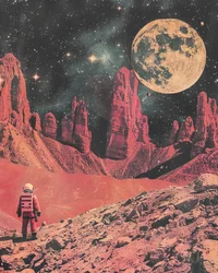 Astronaut Red Planet