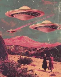 Desert UFO Encounter