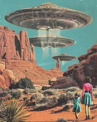 Desert UFO Encounter
