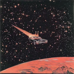 Flying Car Red Planet