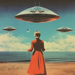 Mysterious Beach UFOs