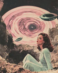 Pink Galaxy Gaze