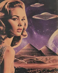 Retro Alien Pyramids