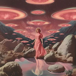 Retro Desert UFOs