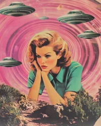 Retro Sci-Fi Woman