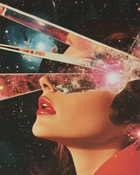 Surreal Galaxy Woman