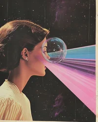Woman Cosmic Vision