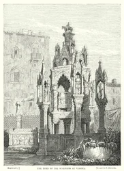 The Tomb of the Scaligers at Verona (engraving)
