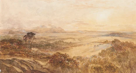 Sunset Looking Towards Edinburgh from the North West