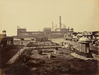 Delhi; The Jama Masjid, from the North
