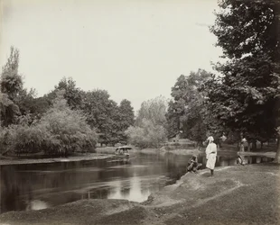 Dhul Canal below Chunar Bagh, Kashmir, c. 1865