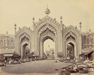 Lucknow; The Gateway of the Hooseinabad Bazaar