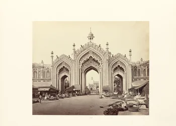 Lucknow; The Gateway of the Hooseinabad Bazaar