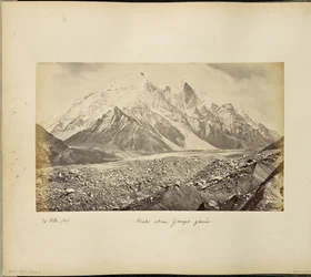 Range of Snowy Peaks above the Gangotri Glacier