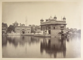 The Golden Temple, Umritsar. Album of photographs of India, mainly by Samuel Bourne, 1864