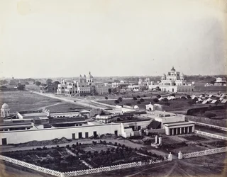 View of the Chattar Manzil Palace Complex