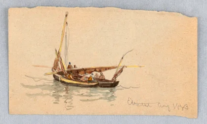 Boats at Étretat