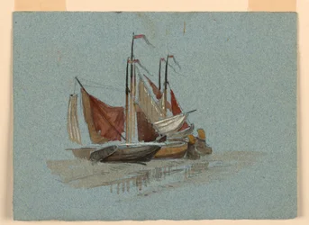 Sketches. Fishermen